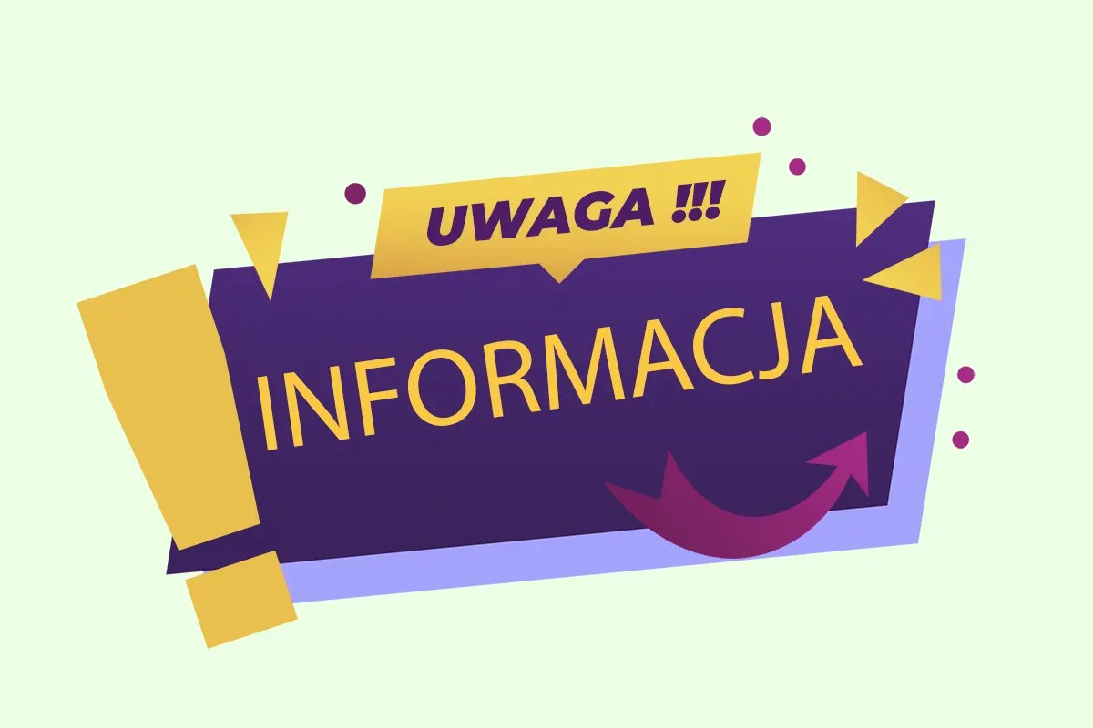  Plakat informacyjny